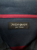 Vintage Yves Saint Laurent 1/3 Zip Sweater 90s Lampo Zipper XL-XXL