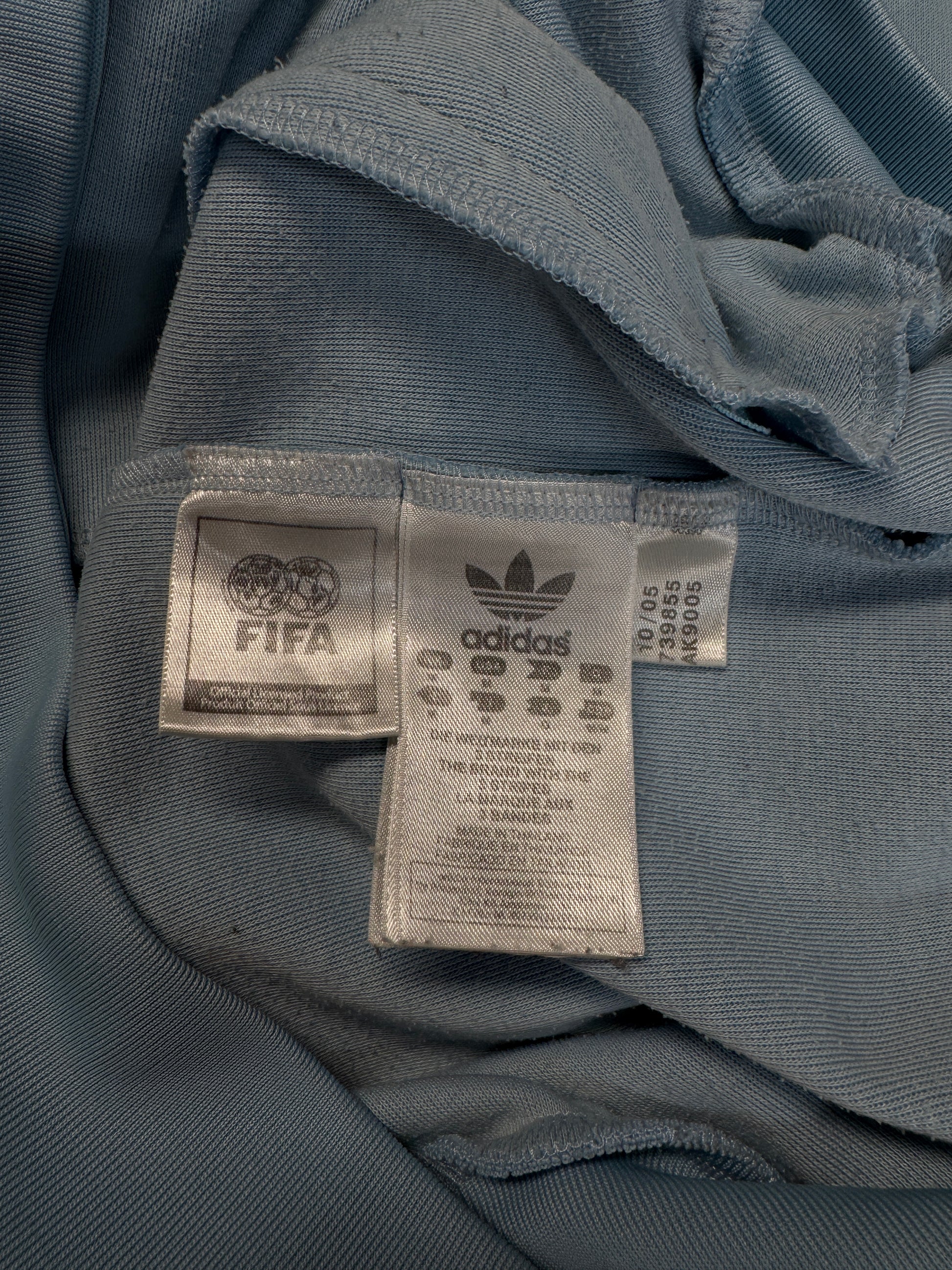 2005 Adidas Sportjacke Retro Argentina Hellblau M - RareRags