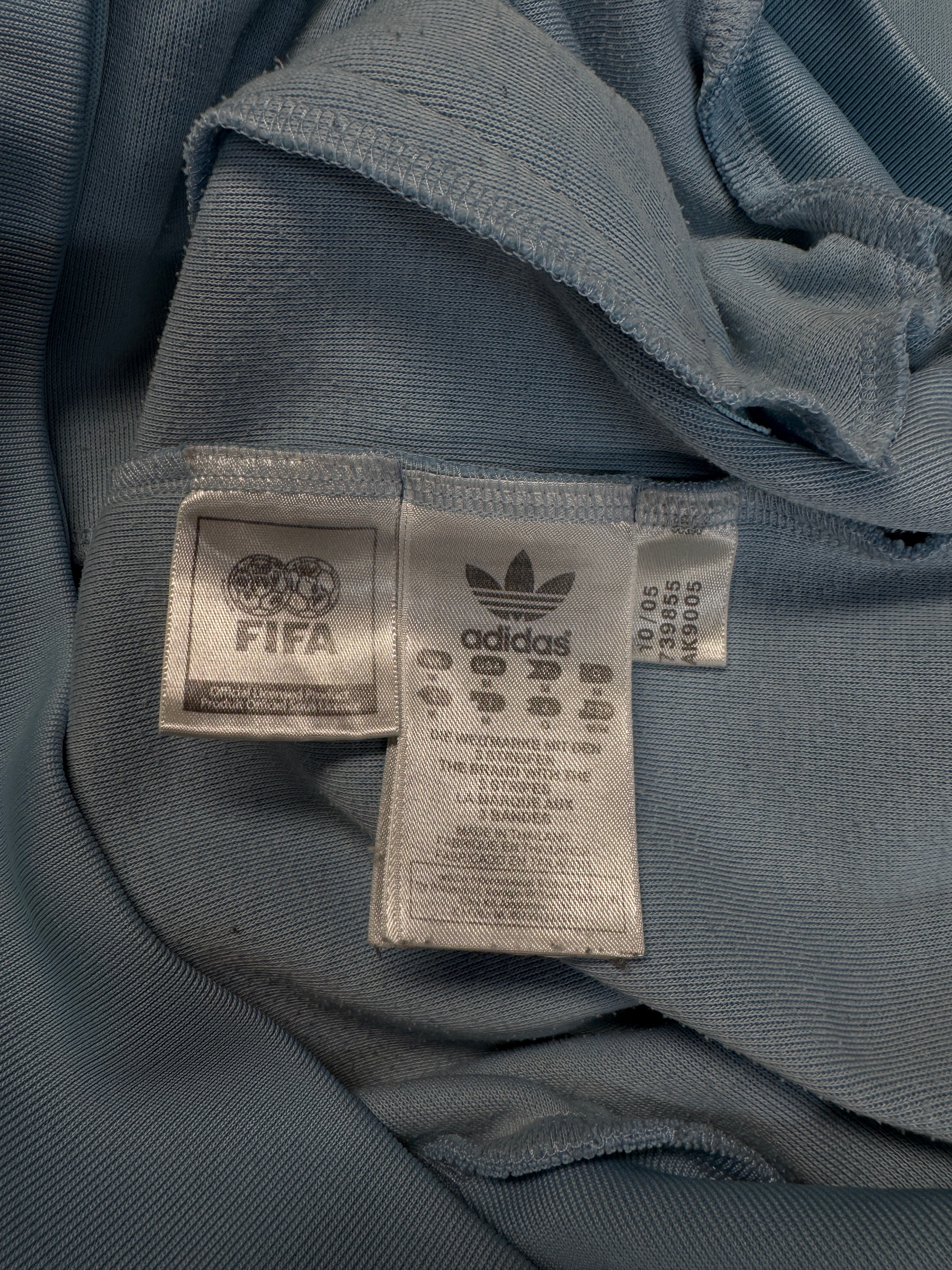 2005 Adidas Sportjacke Retro Argentina Hellblau M - RareRags