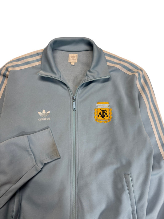 2005 Adidas Sportjacke Retro Argentina Hellblau M - RareRags