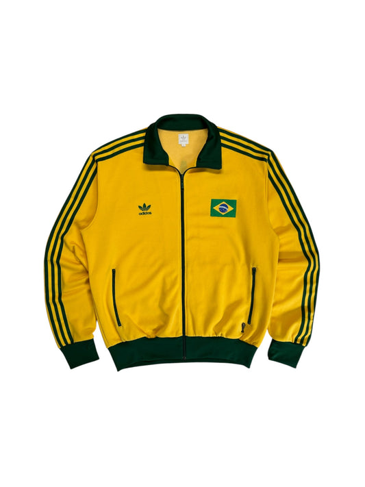 2006 Adidas Sportjacke Retro Brasil Gelb XL - RareRags