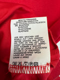 Vintage Dinovaliano Shirt 90s Spellout Made In Slovenia Rot L-XL