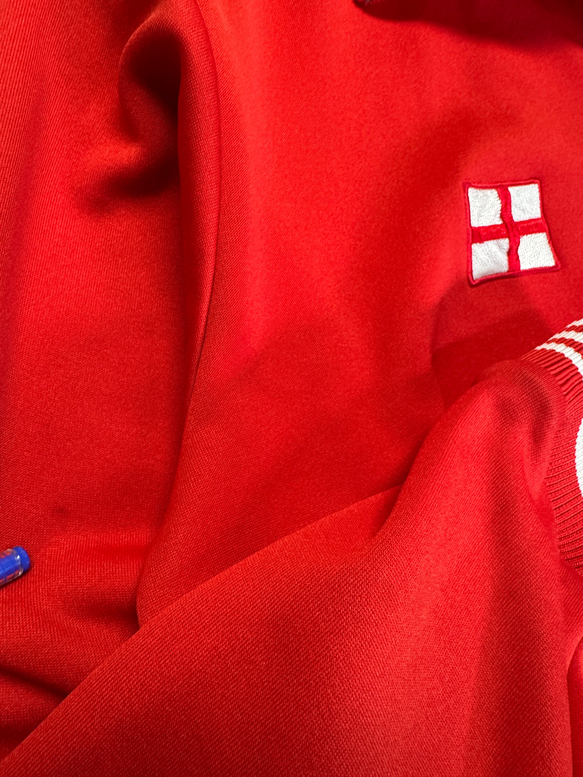 2004 Adidas Sportjacke Retro England #6 Rot XL - RareRags