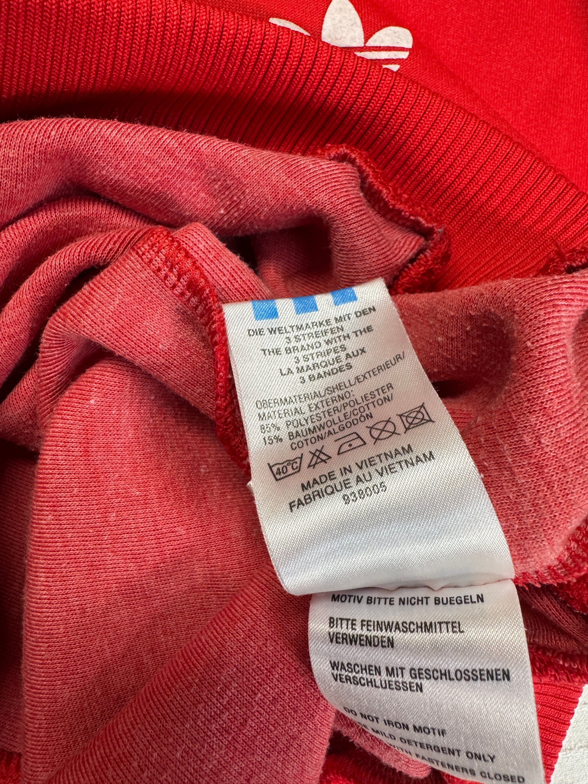 2004 Adidas Sportjacke Retro England #6 Rot XL - RareRags