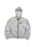 Vintage Versace Jeans Couture Tech Windbreaker 90s Nylon Ultrathin Lampo Zip Made in Italy Transparent M