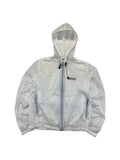 Vintage Versace Jeans Couture Tech Windbreaker 90s Nylon Ultrathin Lampo Zip Made in Italy Transparent M