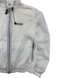Vintage Versace Jeans Couture Tech Windbreaker 90s Nylon Ultrathin Lampo Zip Made in Italy Transparent M
