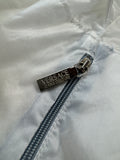 Vintage Versace Jeans Couture Tech Windbreaker 90s Nylon Ultrathin Lampo Zip Made in Italy Transparent M