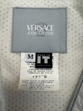 Vintage Versace Jeans Couture Tech Windbreaker 90s Nylon Ultrathin Lampo Zip Made in Italy Transparent M