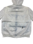 Vintage Versace Jeans Couture Tech Windbreaker 90s Nylon Ultrathin Lampo Zip Made in Italy Transparent M