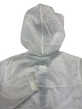 Vintage Versace Jeans Couture Tech Windbreaker 90s Nylon Ultrathin Lampo Zip Made in Italy Transparent M