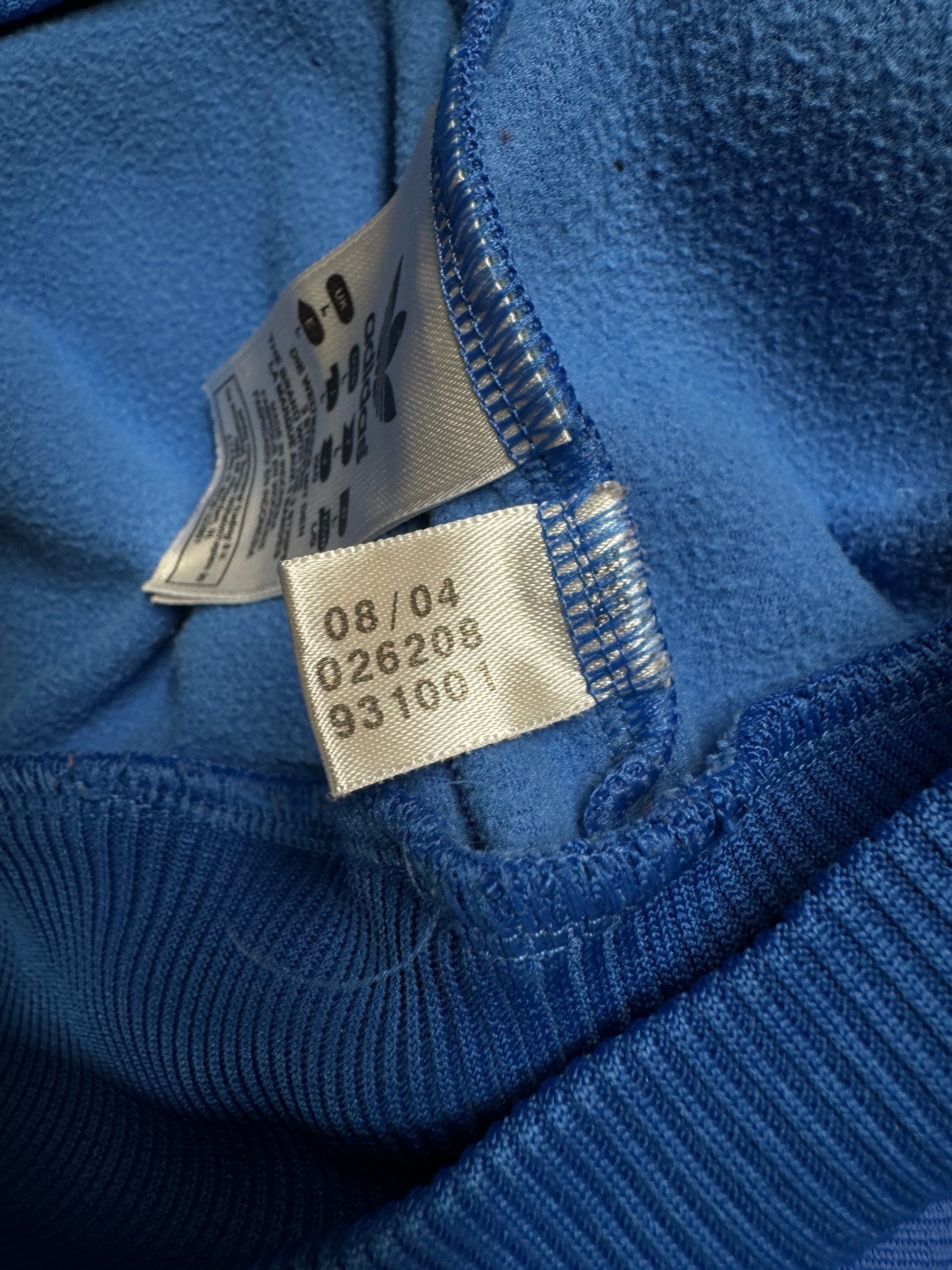 2004 Adidas Sportjacke Retro Brasil Blau Orange L - RareRags