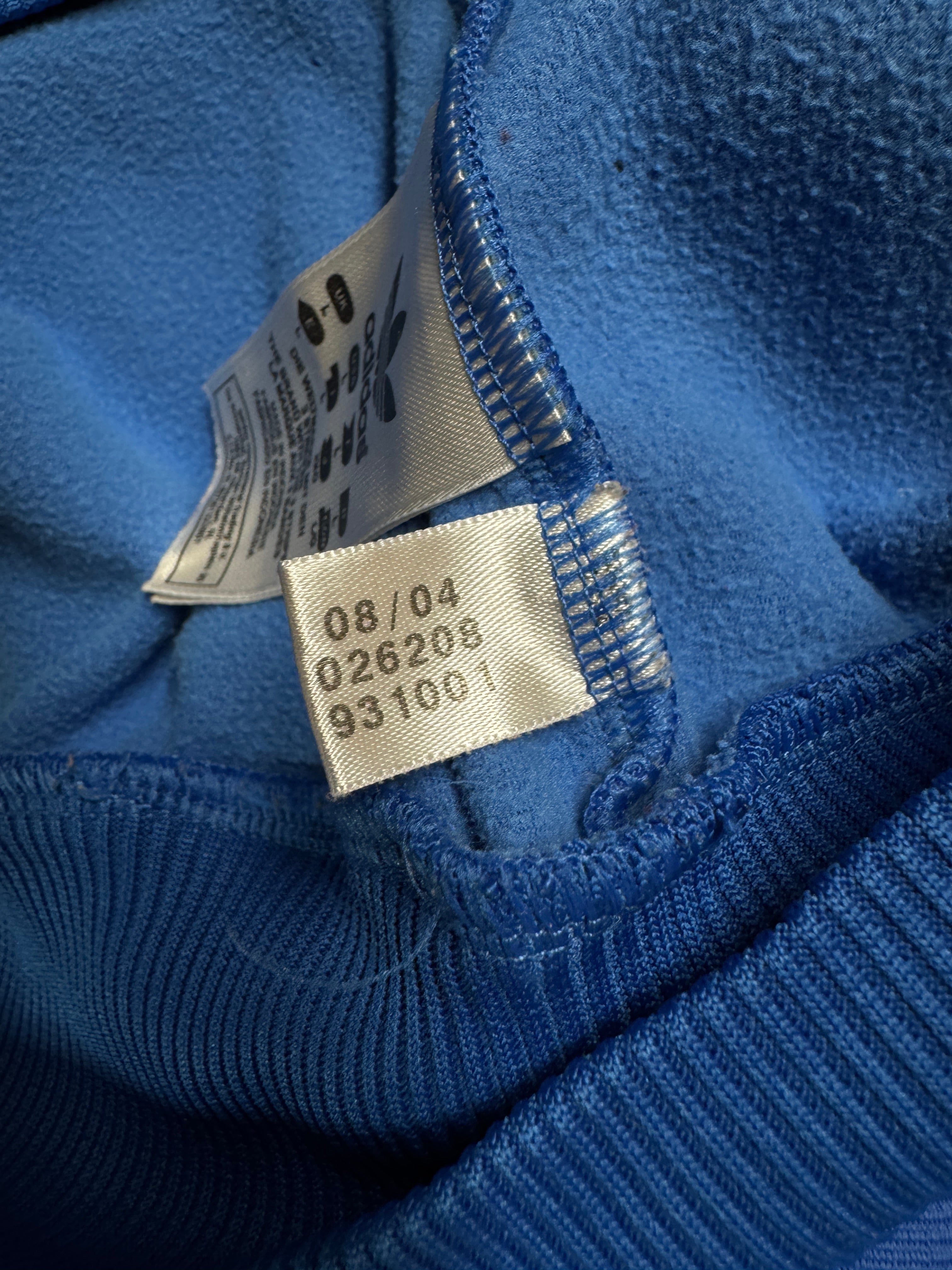 2004 Adidas Sportjacke Retro Brasil Blau Orange L - RareRags