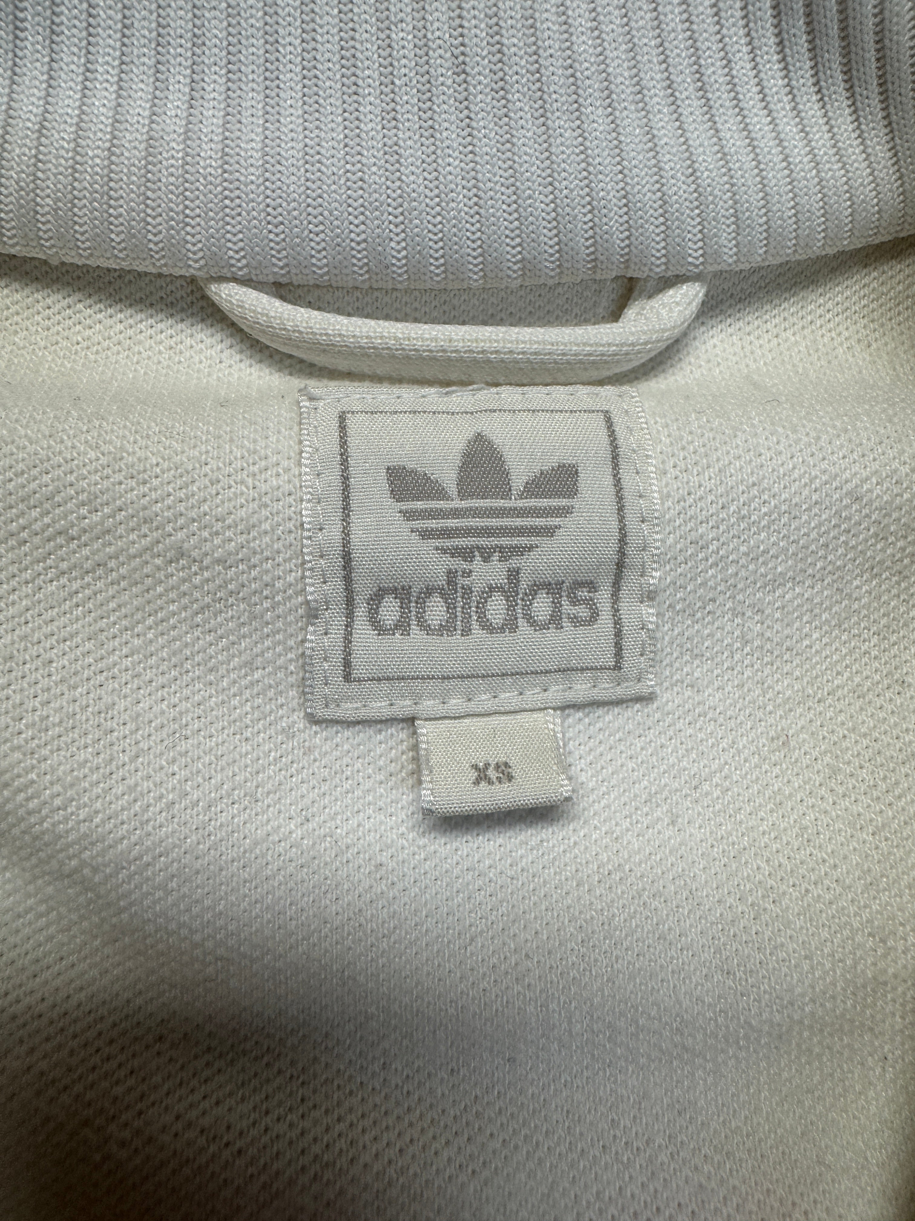2006 Adidas Sportjacke Retro Tokyo Weiß Rot XS - RareRags