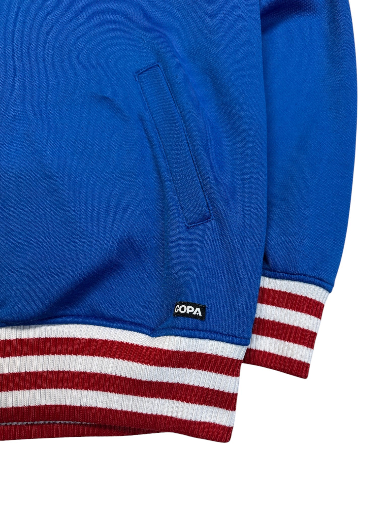 Copa Football Sportjacke Retro 1966 England Blau L - RareRags