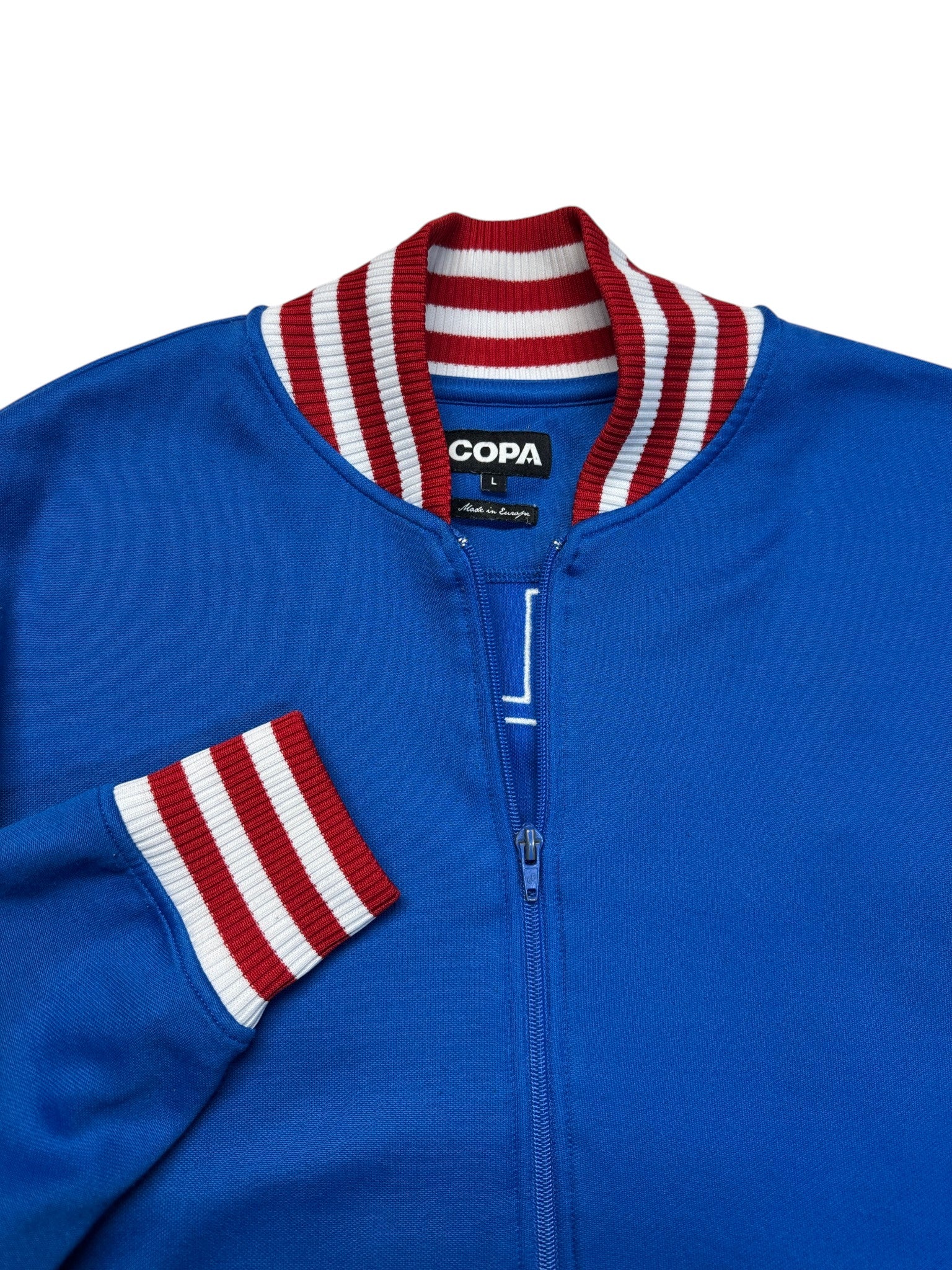 Copa Football Sportjacke Retro 1966 England Blau L - RareRags