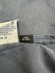Vintage Versace Hemd 90s Oversized Nadelstreifen Grau S