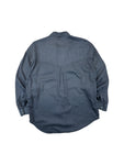Vintage Versace Hemd 90s Oversized Nadelstreifen Grau S