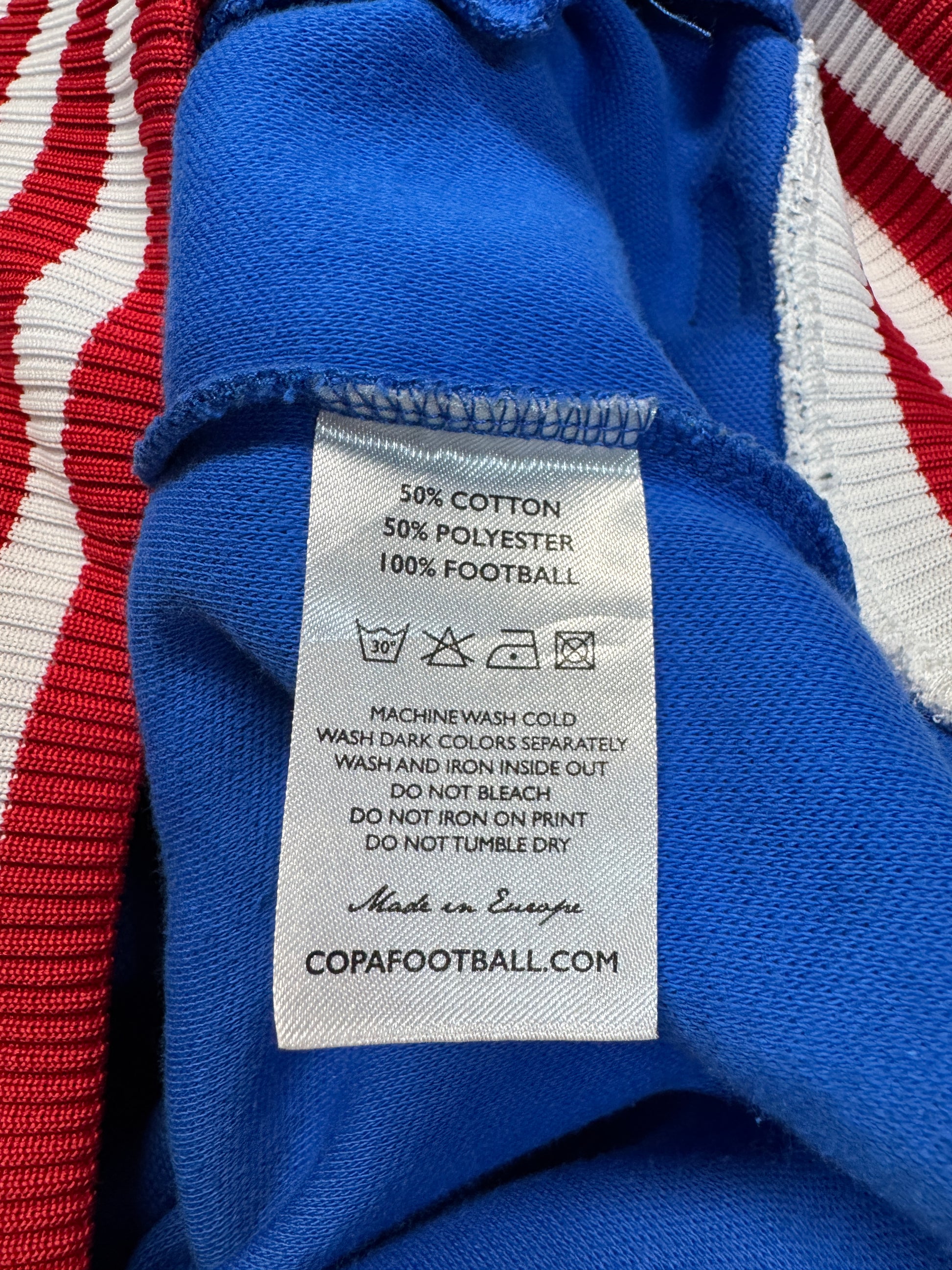 Copa Football Sportjacke Retro 1966 England Blau L - RareRags
