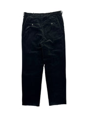 Vintage Yohji Yamamoto Hose Velour Schwarz (6) M-L