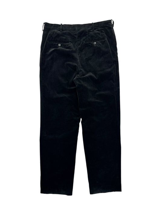 Vintage Yohji Yamamoto Hose Velour Schwarz (6) M-L