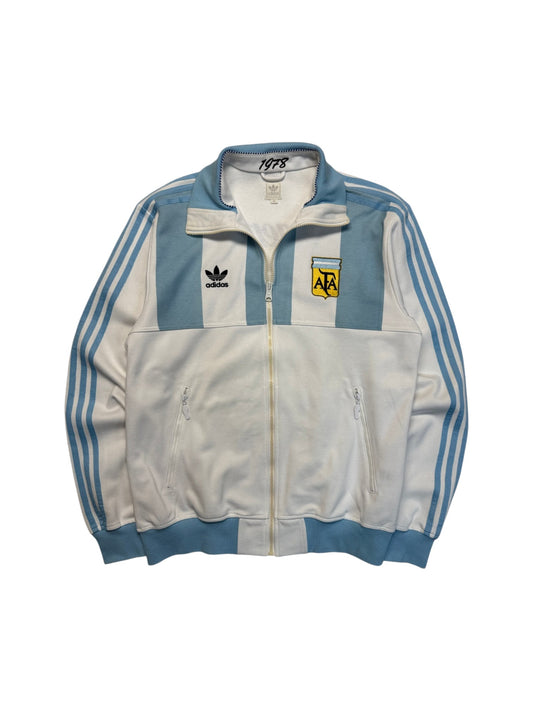 2009 Adidas Sportjacke Retro Argentina 1978 Sample Blau Weiß 50 M - RareRags