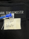 Ann Demeulemeester Bluse Made In Belgien Schwarz 40