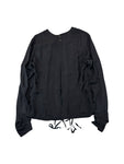 Ann Demeulemeester Bluse Made In Belgien Schwarz 40