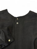Ann Demeulemeester Bluse Made In Belgien Schwarz 40