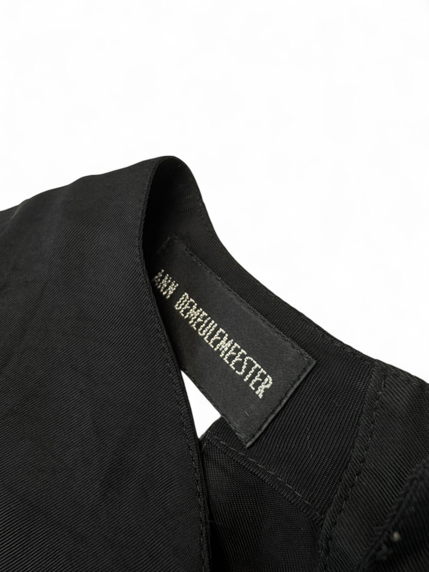 Ann Demeulemeester Bluse Made In Belgien Schwarz 40