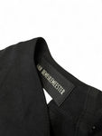 Ann Demeulemeester Bluse Made In Belgien Schwarz 40