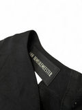 Ann Demeulemeester Bluse Made In Belgien Schwarz 40