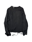 Ann Demeulemeester Bluse Made In Belgien Schwarz 40