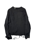 Ann Demeulemeester Bluse Made In Belgien Schwarz 40
