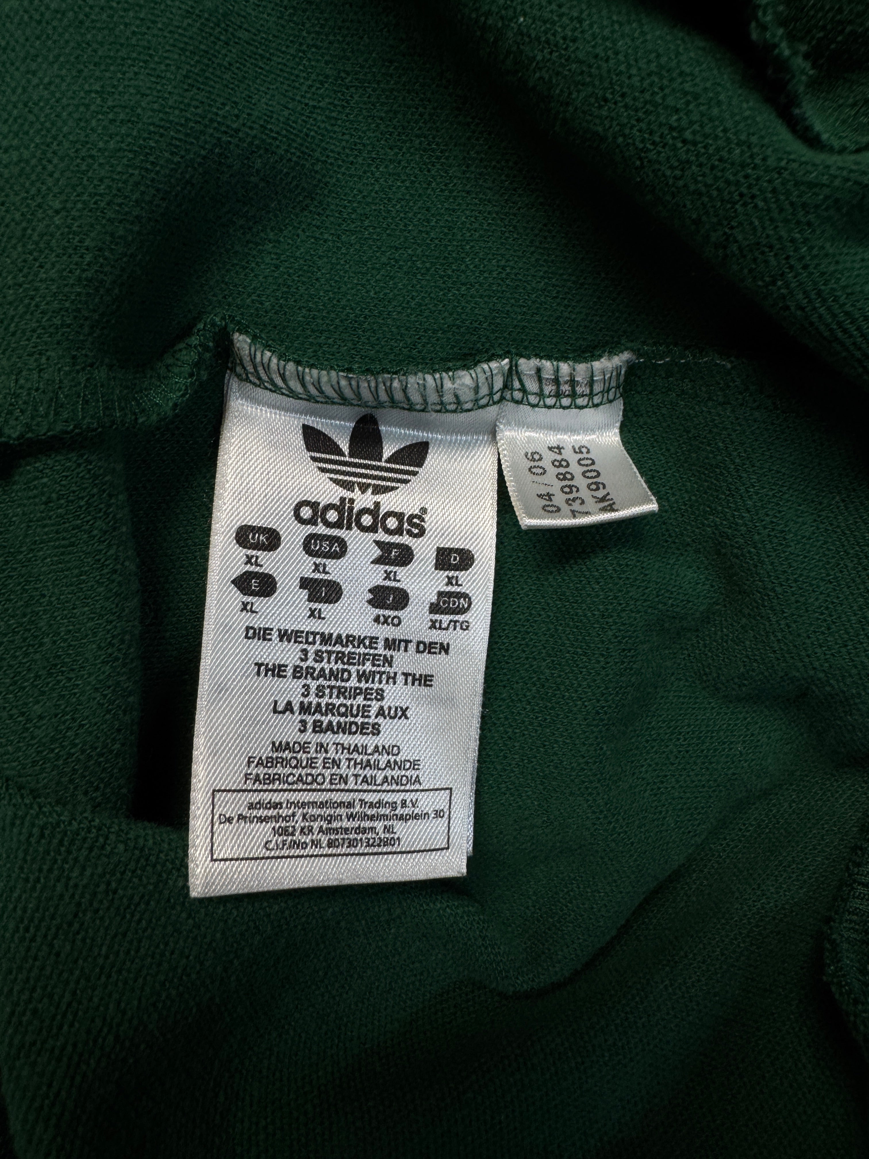 2006 Adidas Sportjacke Retro Brasil "All Time Greatest" Grün Gelb XL - RareRags