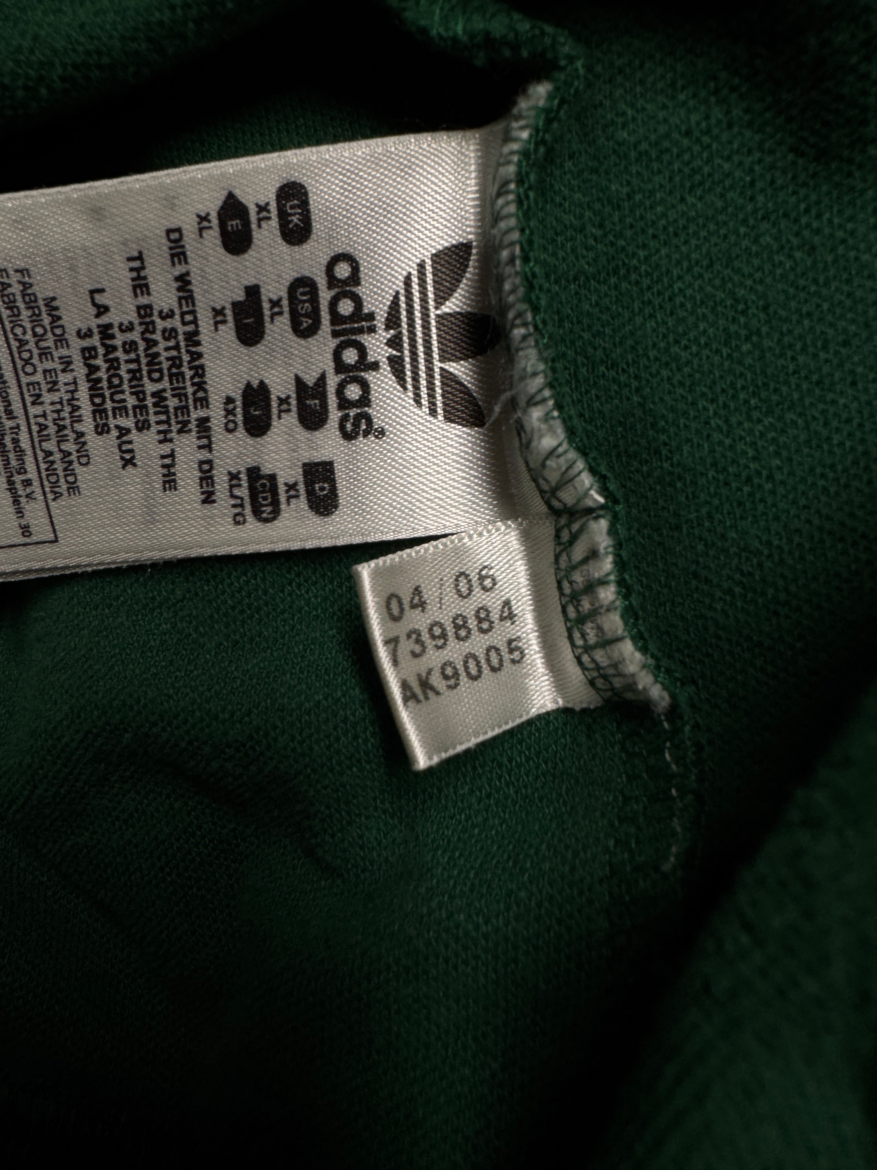 2006 Adidas Sportjacke Retro Brasil "All Time Greatest" Grün Gelb XL - RareRags