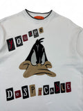 Iceberg x Looney Tunes Shirt 2001 Daffy Duck "Youre Despicable" Weiß M