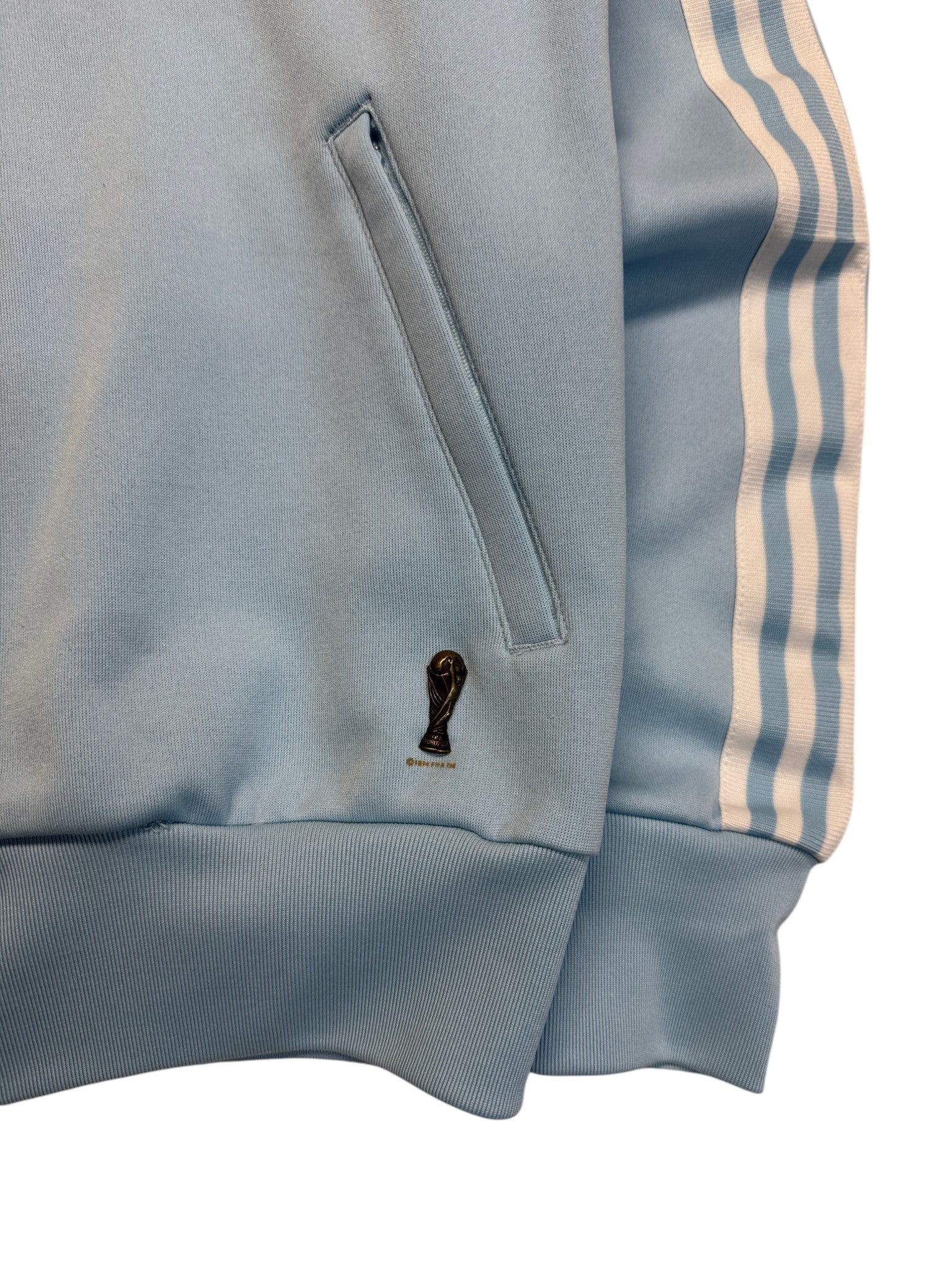 2005 Adidas Sportjacke Retro Argentina Hellblau M - RareRags