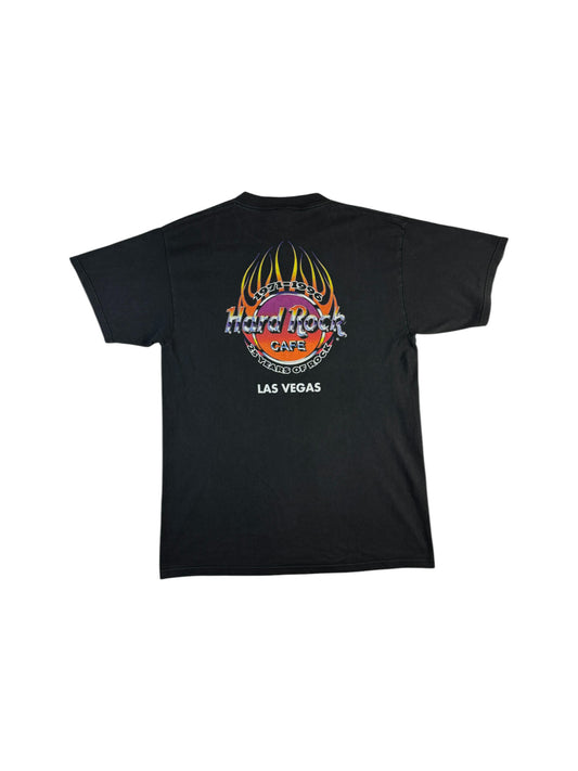 Vintage Hard Rock Cafe Shirt 1996 Jubiläum "25 years of rock" Winterland Las Vegas Schwarz XL