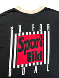 90s Puma V-Ausschnitt Shirt Street Soccer Cup 94 x Sport Bild Schwarz S - RareRags