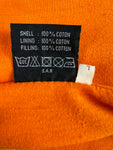 Vintage Swim Ringer-Shirt 90s Langnese Werbung "Summer inside" Orange L