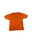 Vintage Swim Ringer-Shirt 90s Langnese Werbung "Summer inside" Orange L