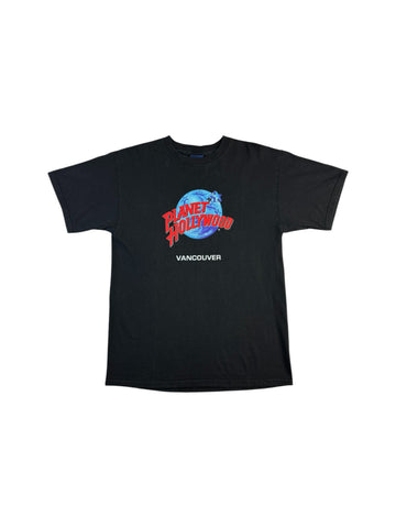 Vintage Planet Hollywood Shirt 1998 Vancouver Basic Logo Schwarz L