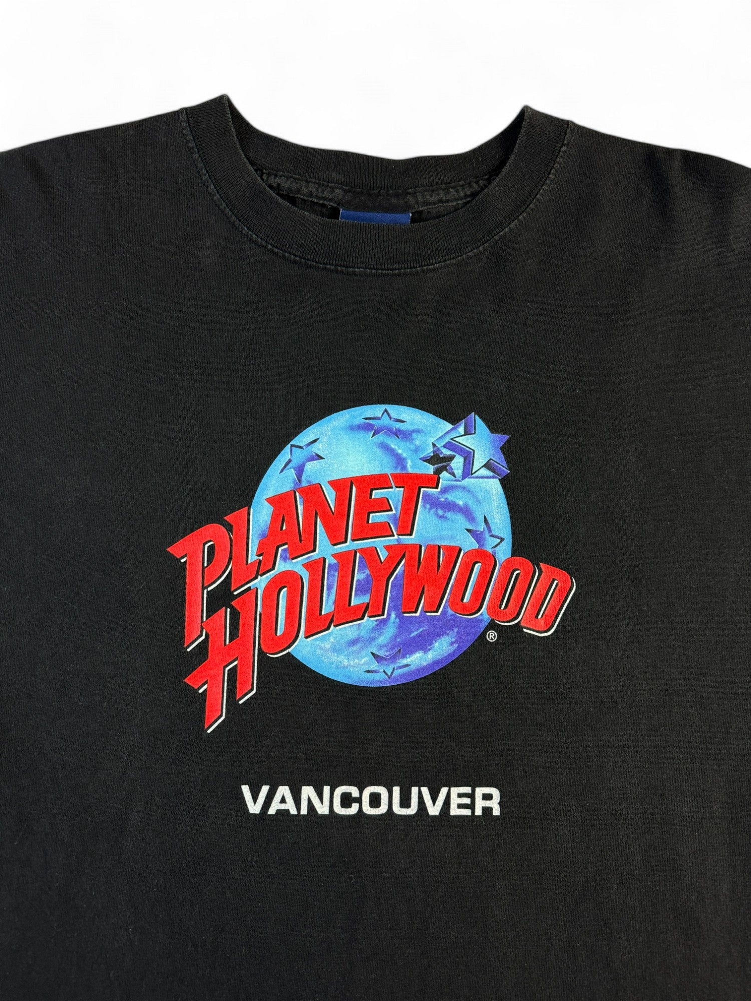 Vintage Planet Hollywood Shirt 1998 Vancouver Basic Logo Schwarz L