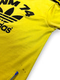 Rare! 1974 Adidas Shirt WM 74 Gelb S-M - RareRags