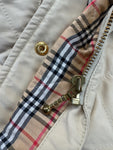 Vintage Burberrys Steppjacke 90s Nova Check Beige M-L