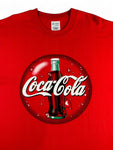 Vintage Screen Stars Shirt 90s Coca Cola Werbung Dalton Brothers Pub Rot XL