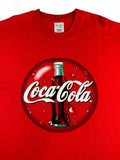 Vintage Screen Stars Shirt 90s Coca Cola Werbung Dalton Brothers Pub Rot XL
