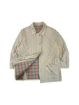 Vintage Burberrys Steppjacke 90s Nova Check Beige M-L
