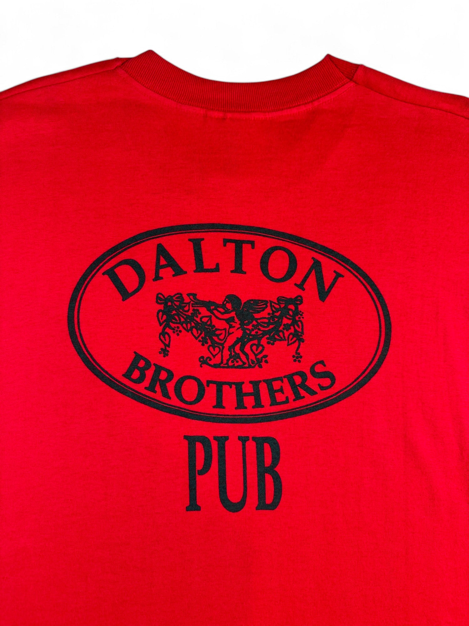 Vintage Screen Stars Shirt 90s Coca Cola Werbung Dalton Brothers Pub Rot XL - RareRags